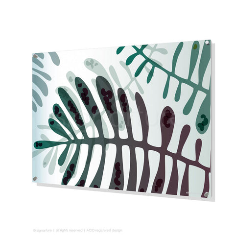 contemporary perspex art cottesloe magenta rectangular