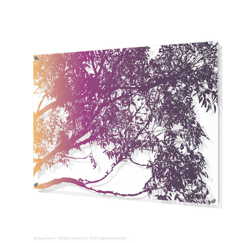 tree perspex art blackheath magenta rectangular