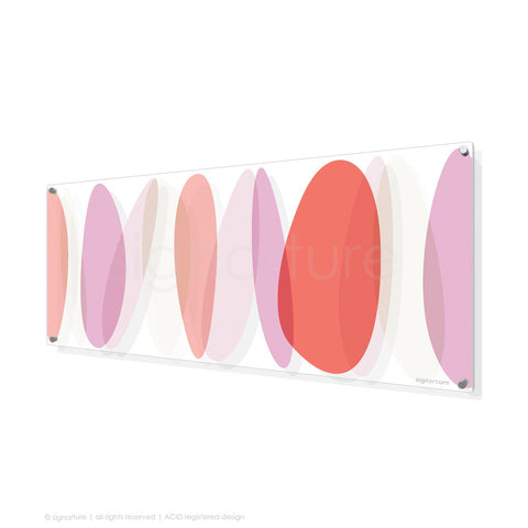 abstract perspex art lhotse coral panoramic