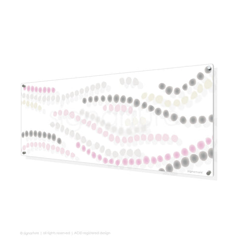 abstract perspex art makalu pink panoramic