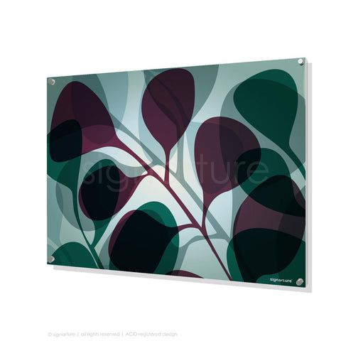 contemporary perspex art kuranda magenta rectangular