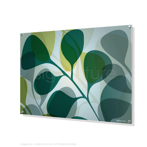 contemporary perspex art kuranda blue rectangular