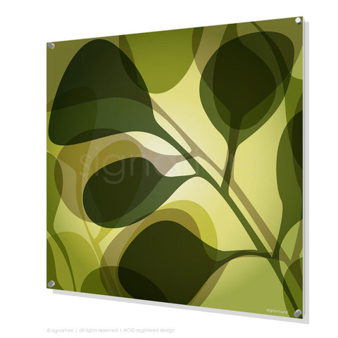 contemporary perspex art kuranda green square