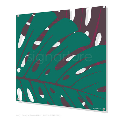 contemporary perspex art noosa blue square