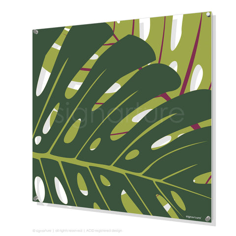 contemporary perspex art noosa yellow square