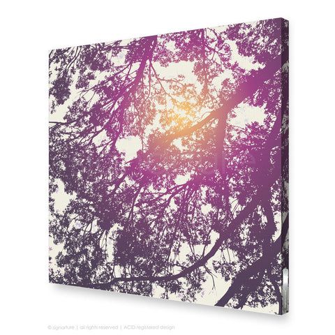 tree canvas art gleneagles purple square
