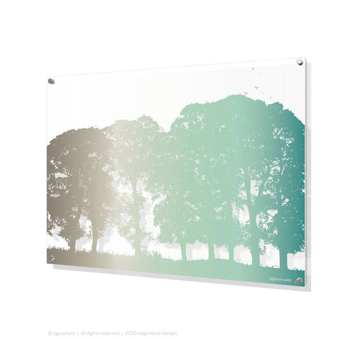 tree perspex art aberfeldy blue rectangular