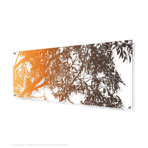 tree perspex art blackheath orange panoramic