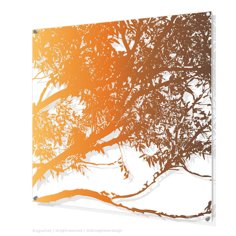 tree perspex art blackheath orange square