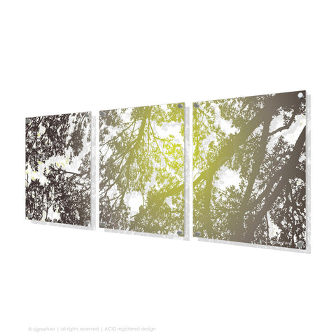 tree perspex art gleneagles green triptych