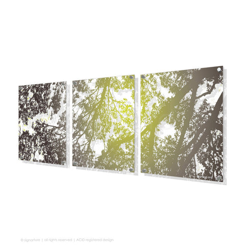tree perspex art gleneagles green triptych